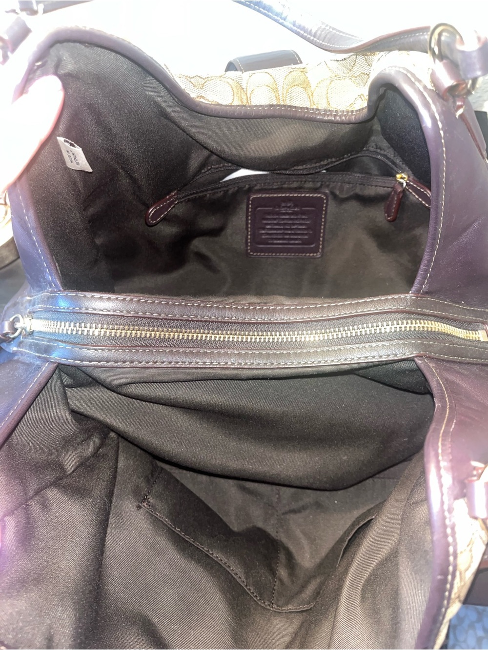 Coach Madison Carlyle Signature Canvas Shoulder Bag - Picture 11 of 16